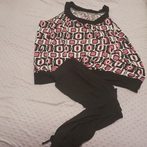 Blouse with tights